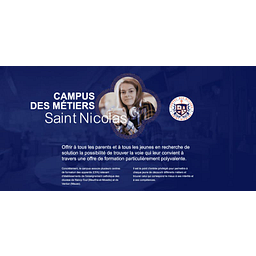 Logo Campus des métiers saint nicolas