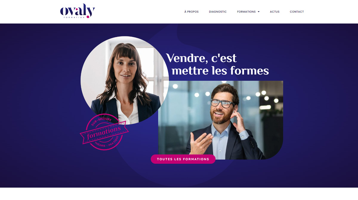 Logo Ovaly formation